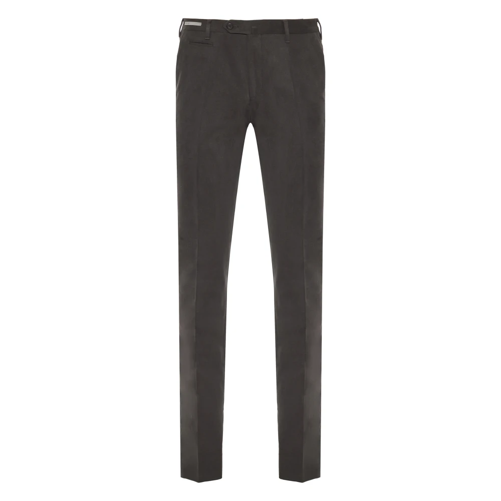 Corneliani Stretch katoenen broek met zakken Gray Heren