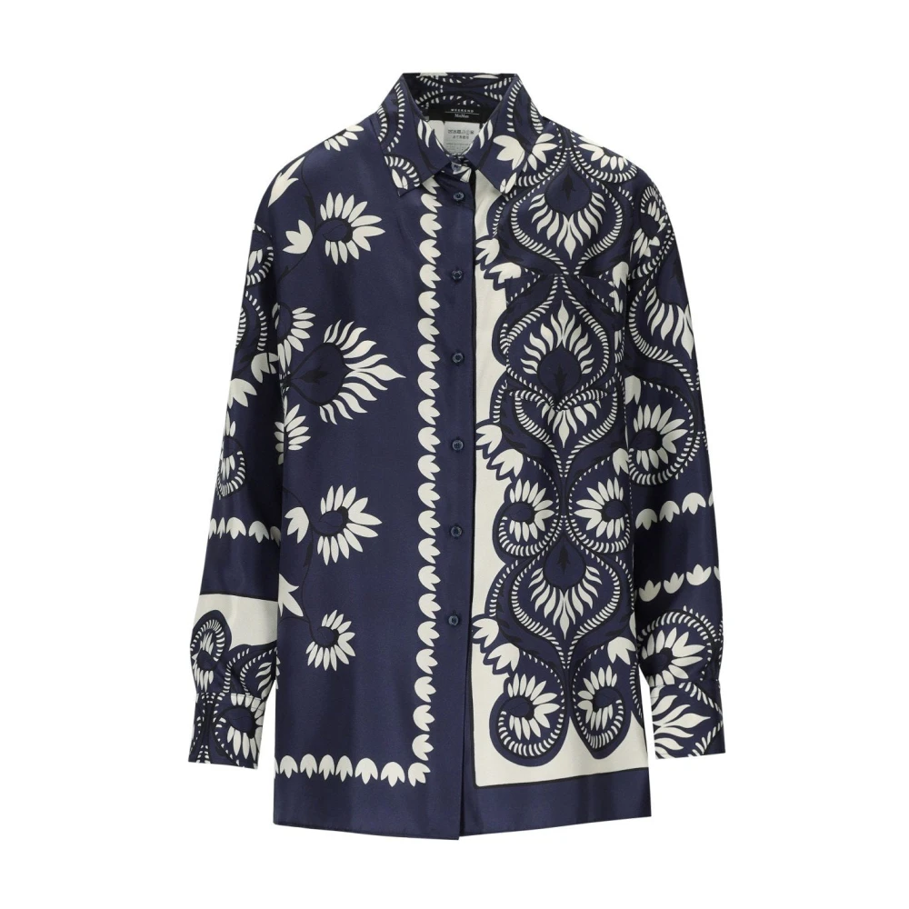 Weekend Max Mara Mujer Azul Blusas Y Camisas, Talla: Xs