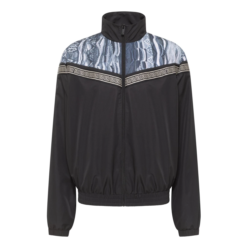 Carlo colucci Sportief Tracksuit Set met Wafelstructuur Black Heren