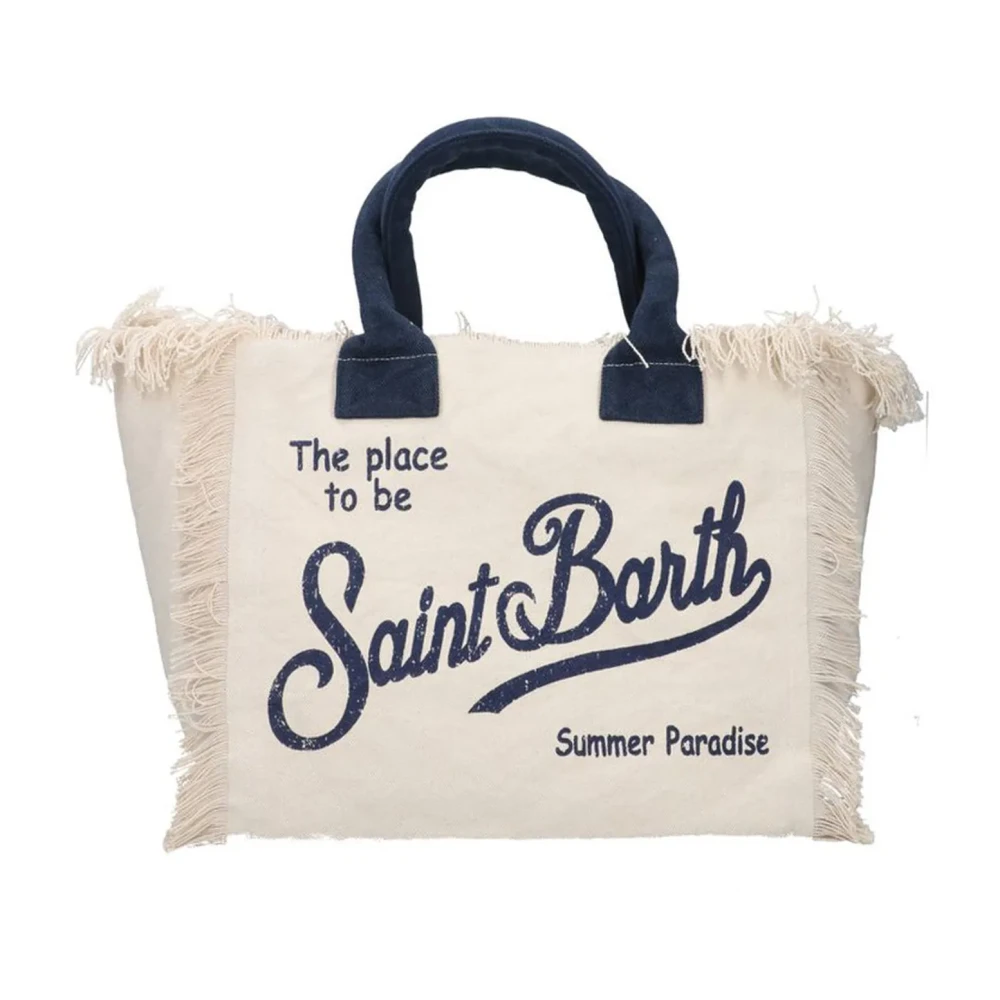 Mc2 Saint Barth White Vanity Shoulder Bag - Female - Shopping Bags - One Size - Bags
