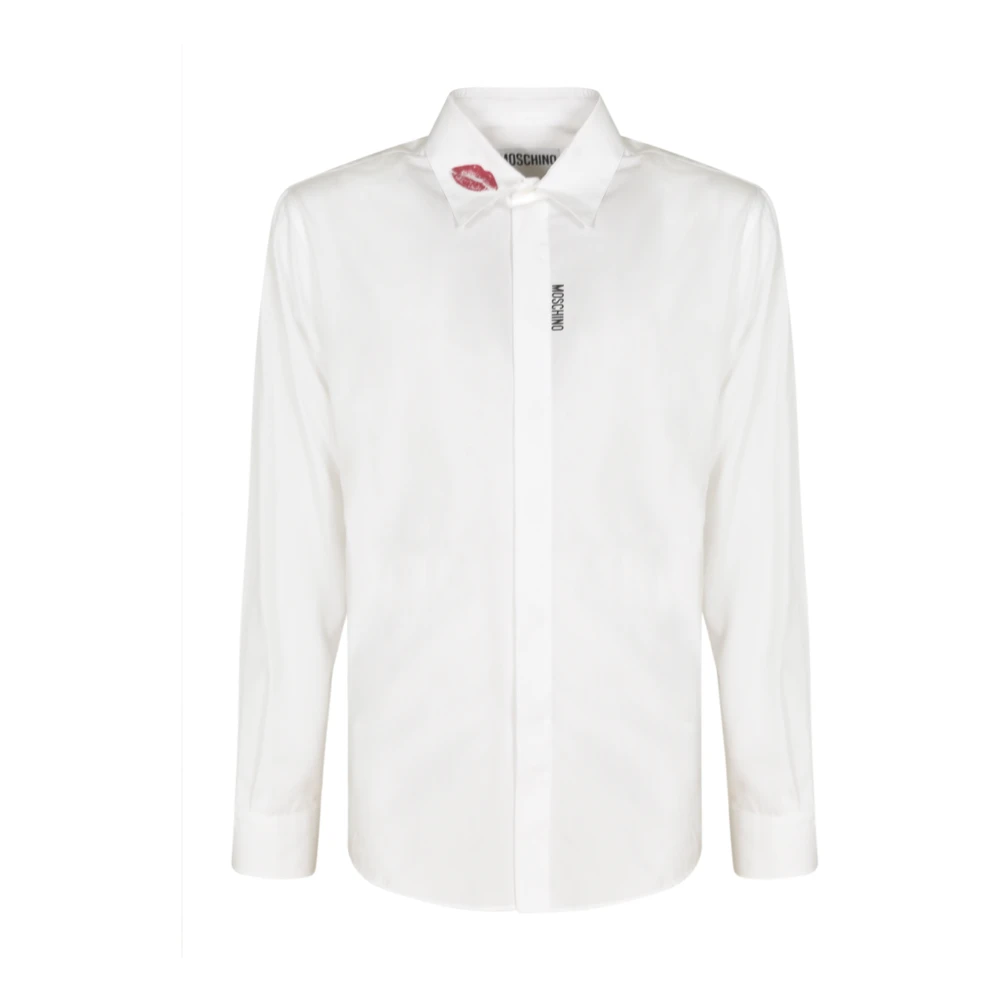 Moschino Stijlvolle Overhemden Collectie White Heren