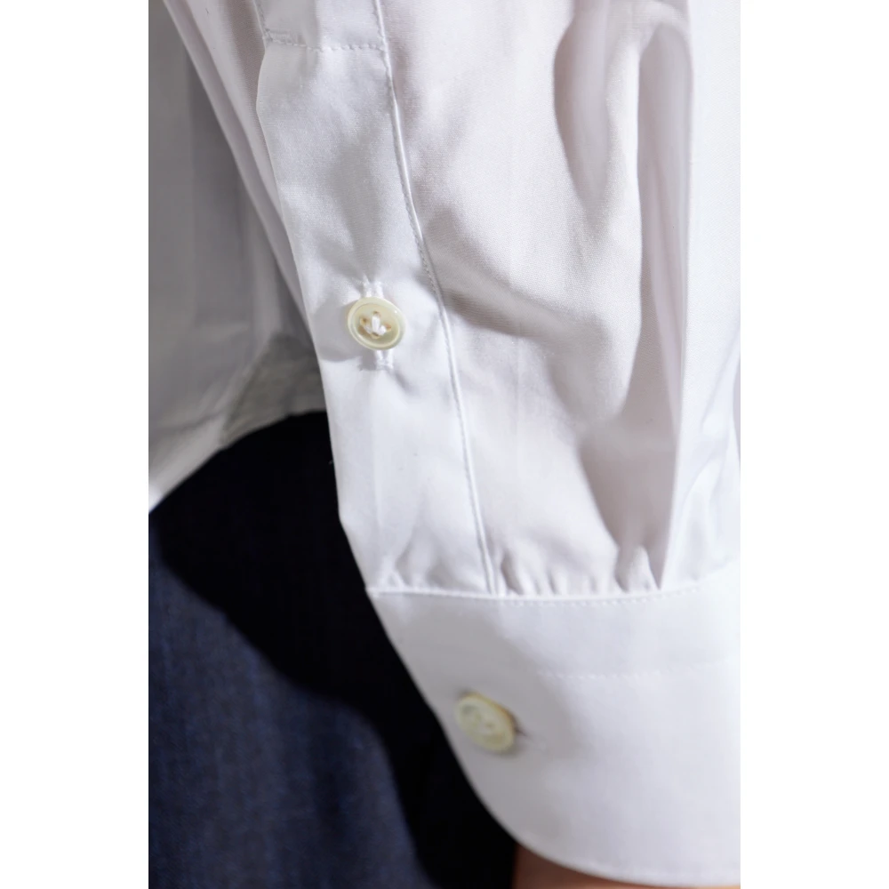 Eleventy Katoenen shirt White Heren
