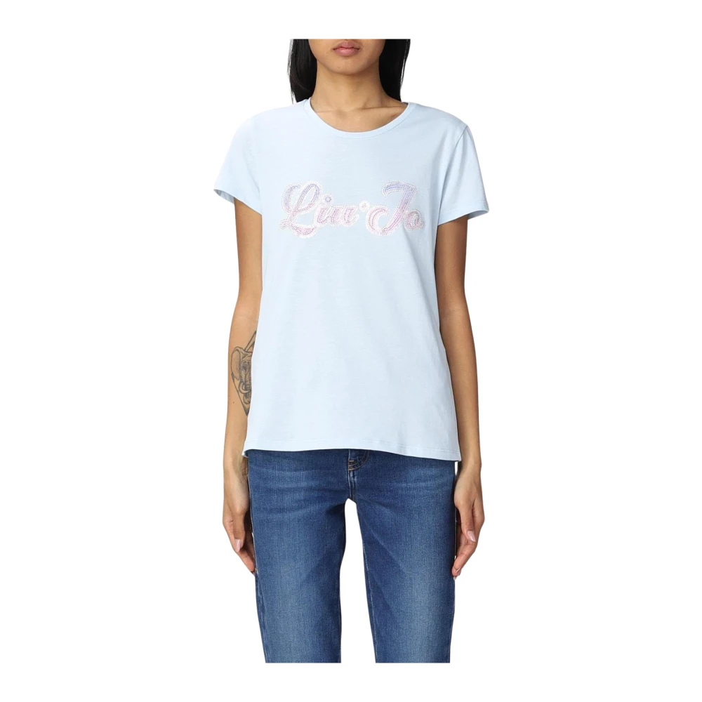 Liu Jo - Tops > T-Shirts - Blue - Liu Jo - Modalova