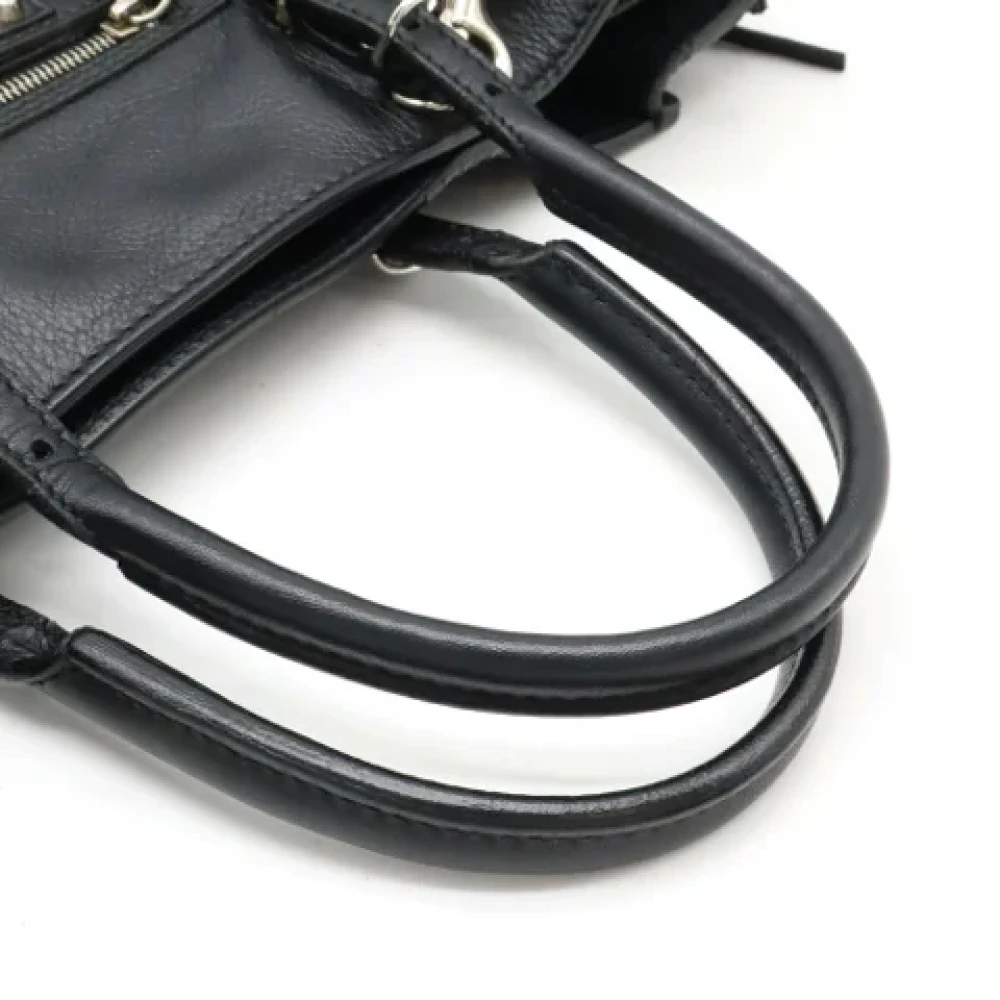 Balenciaga Vintage Pre-owned Leather handbags Black Dames