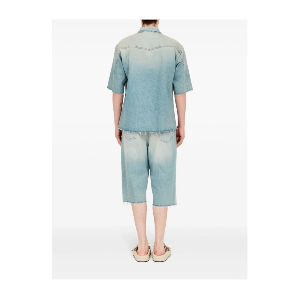 MM6 Maison Margiela Stijlvol Overhemd Blue Heren