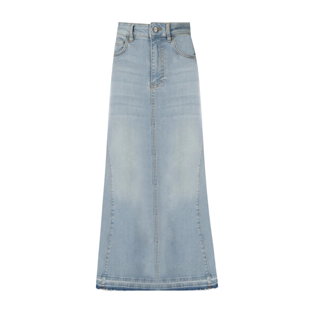 Ganni Women's Light/Blue Denim Skirt