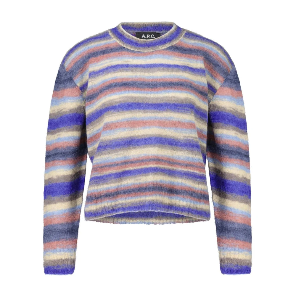 A.p.c. Gestreepte Alpaca Mix Trui Multicolor Dames