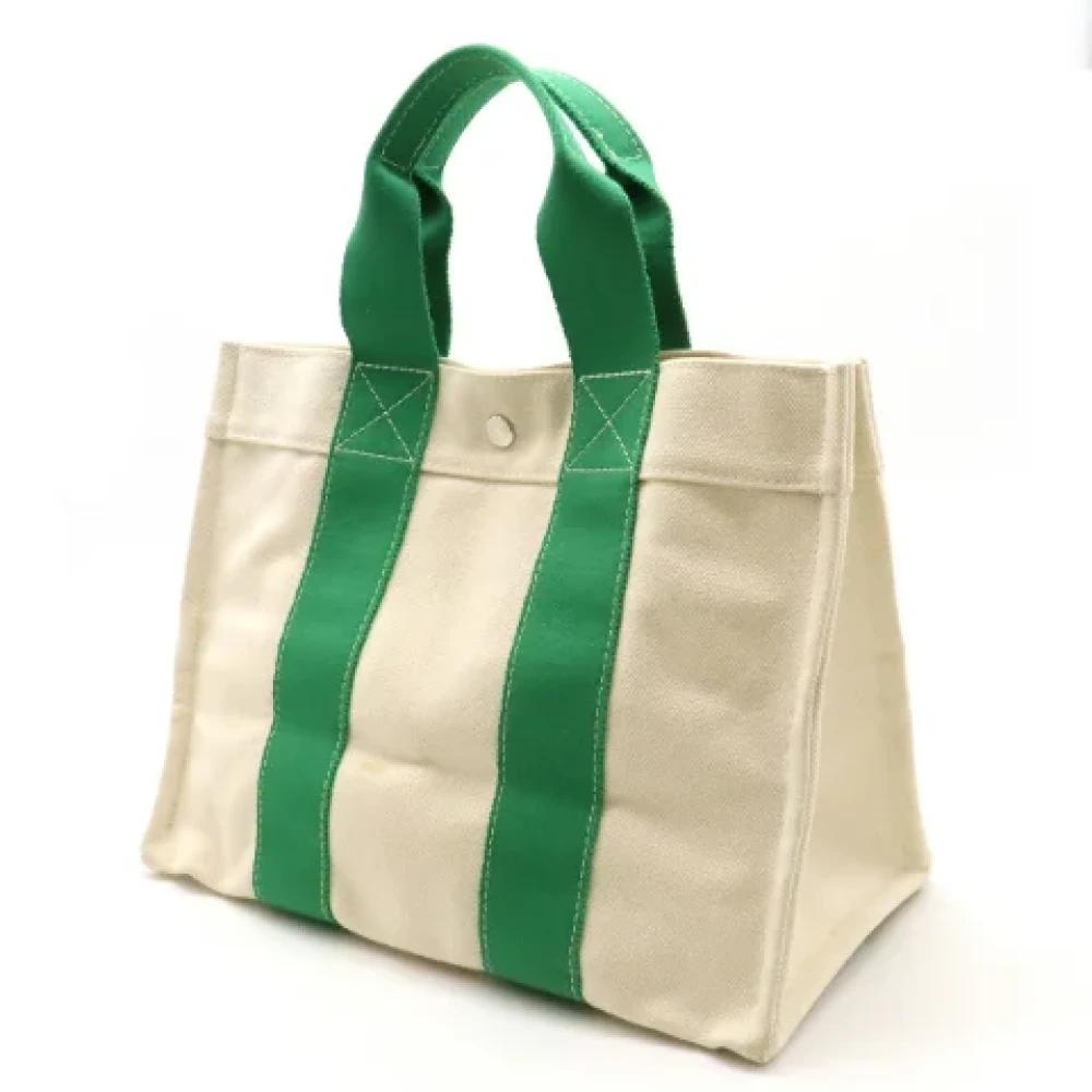 Hermès Vintage Pre-owned Canvas totes Beige Dames