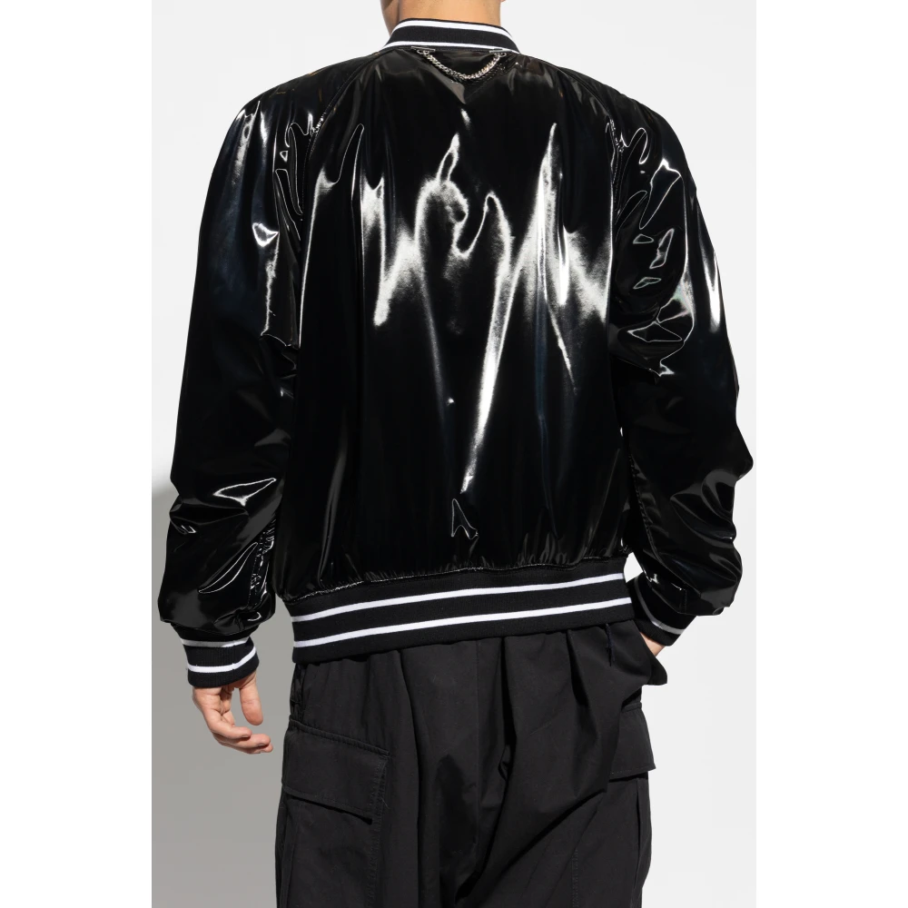 alexander mcqueen Jas in bomberstijl Black Heren