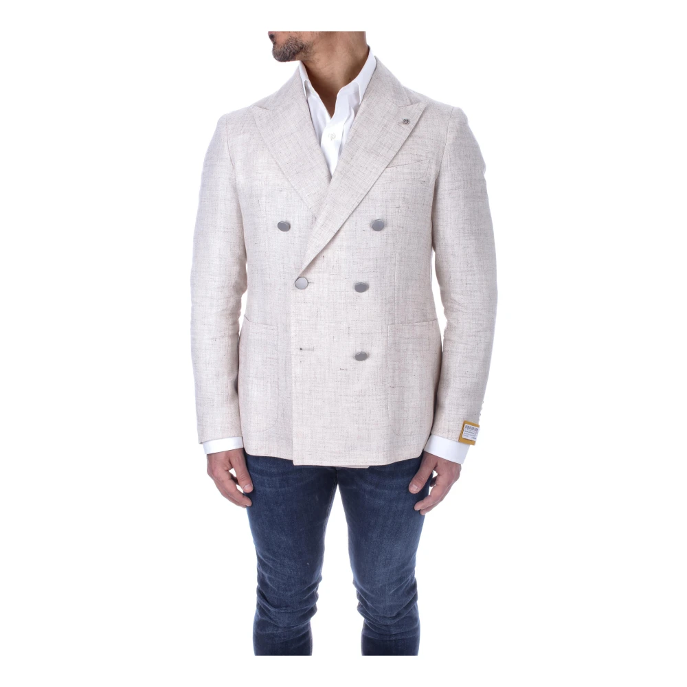 Tagliatore Men's Beige Montecarlo Blazer