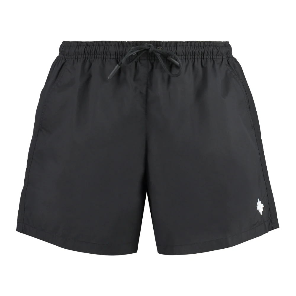 Marcelo Burlon Zwemshorts met mesh voering Black Heren