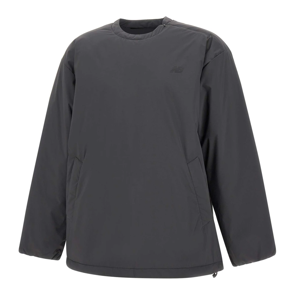 New Balance Ultra-Zachte Technische Nylon Sweatshirt Zwart Black Heren
