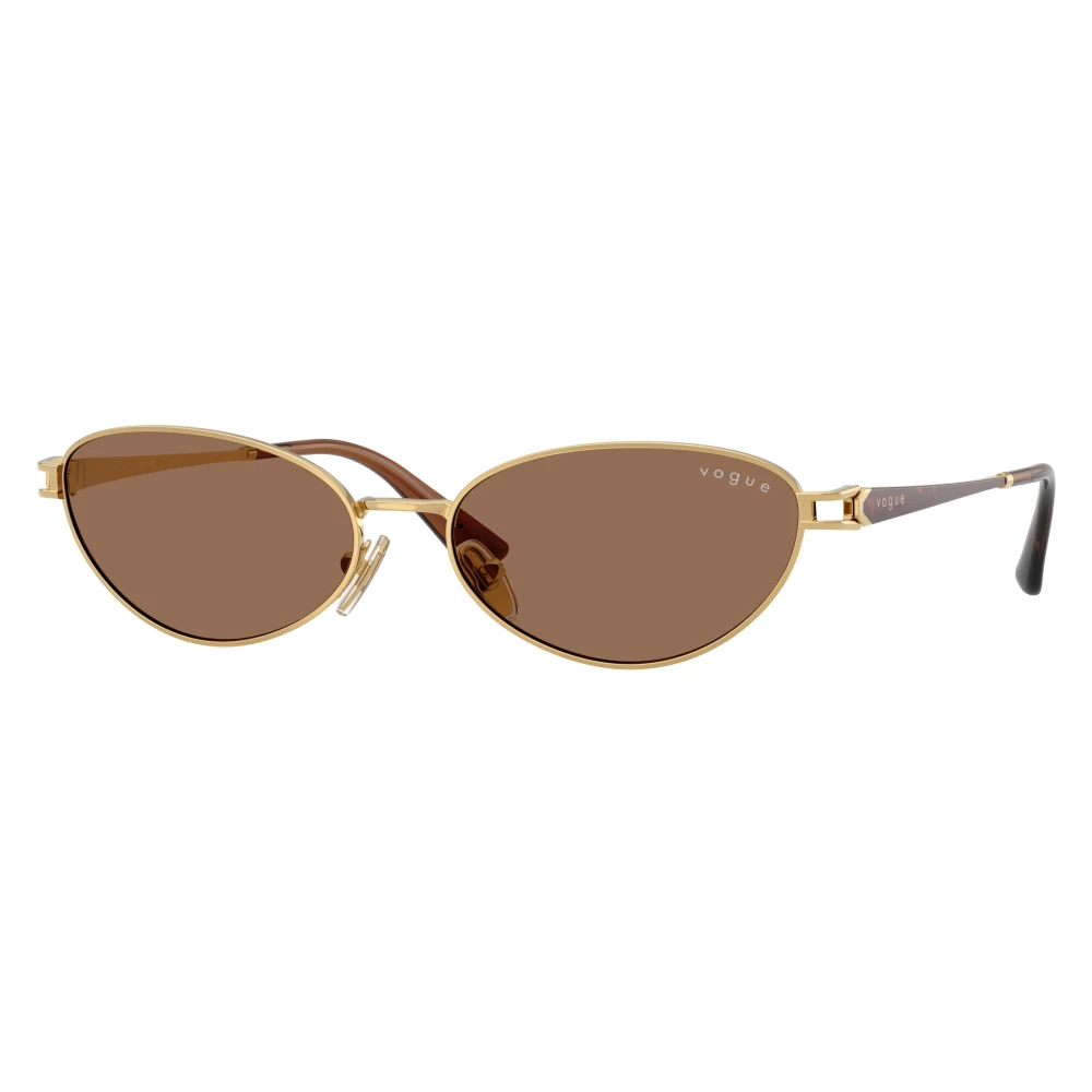 Vogue Eyewear Woman Sunglass VO4369S - Frame color: Gold, Lens color: Dark Brown - Image 3
