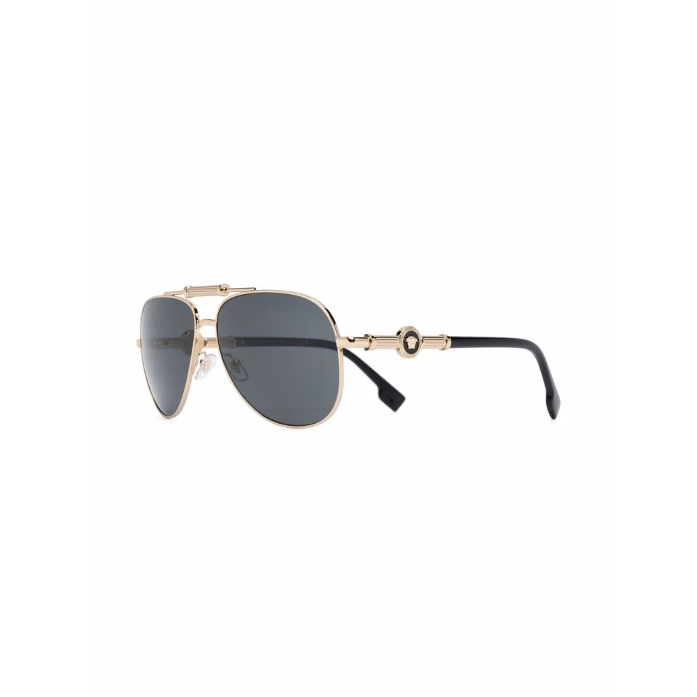 Versace Unisex Yellow Sunglasses, 59 Mm, Pilot Sunglasses