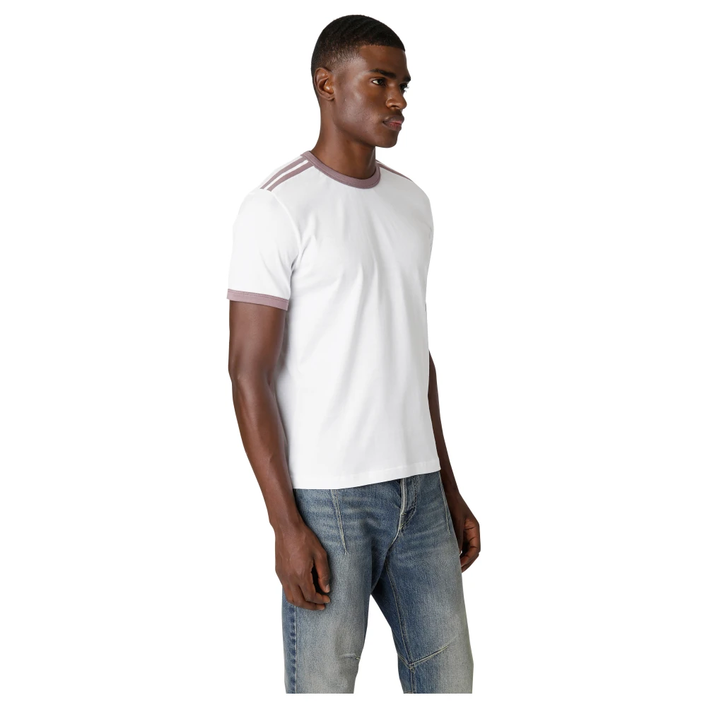 Eleventy Jersey Katoen Ronde Hals T-Shirt White Heren