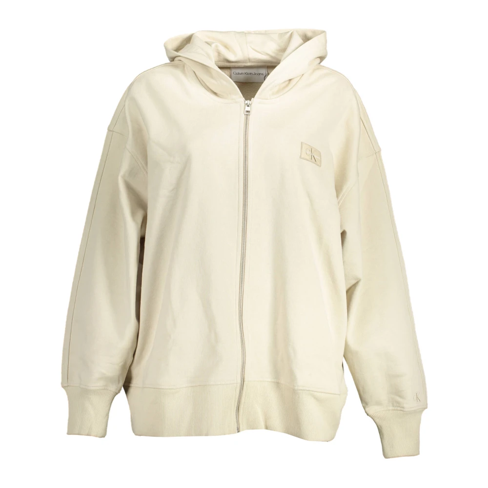 Calvin Klein Women's Beige Long Sleeve Sweatshirt