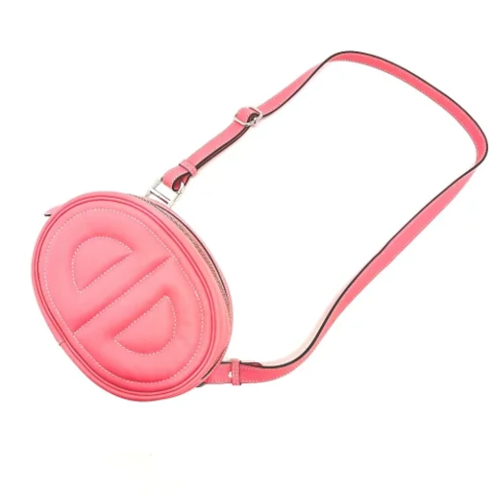 Hermès Vintage Pre-owned Leather pouches Pink Dames