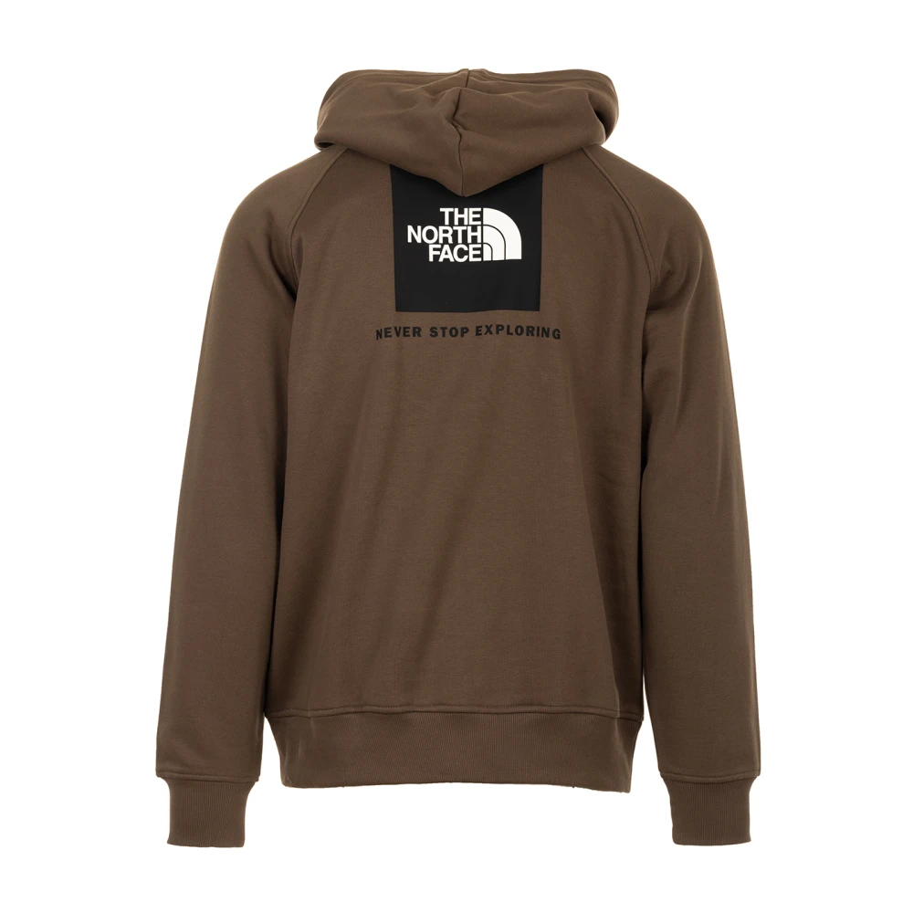 The North Face Raglan Redbox Hoodie Gray Heren