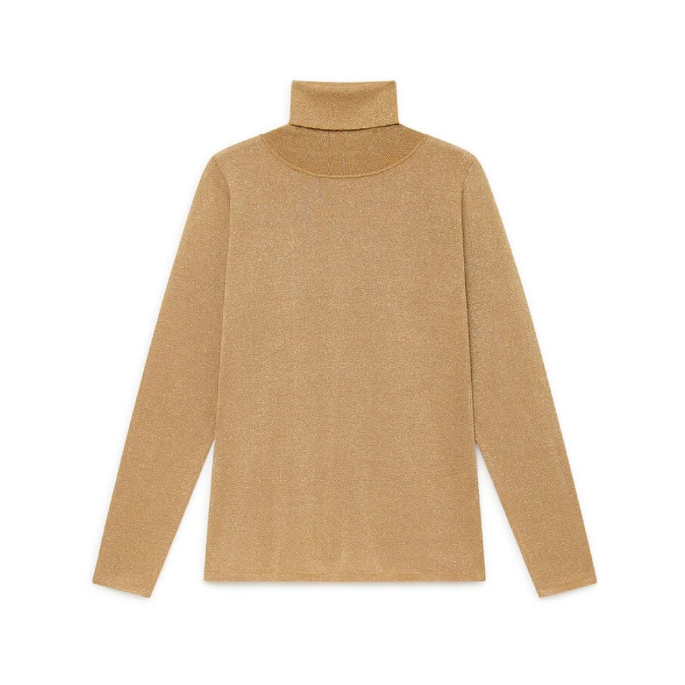 Maliparmi Donna Giallo Maglieria Lurex Fluida E Lucente