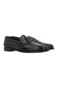 black-leather-penny-loafers