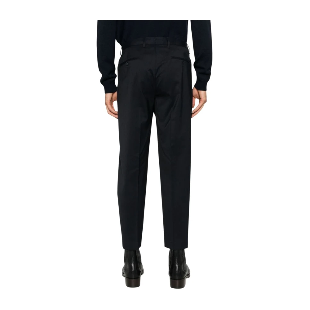 Briglia Elegante Wol Kasjmier Casual Broek Black Heren