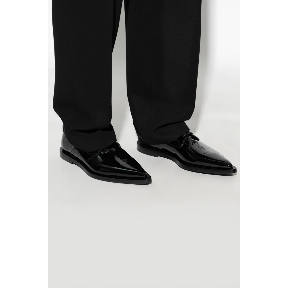 SHULOOK Kostuumschoenen Oxford Schoenen Heren Klassiek Business Derby Schoenen Heren Comfort Veterschoenen, bruin, 46 EU