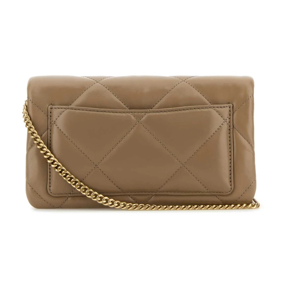 TORY BURCH Grijze Leren Kira Clutch Tas Gray Dames