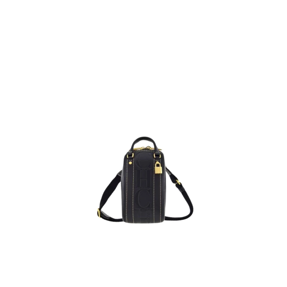 Carolina Herrera Vergrendelde Zwarte Crossbody Tas Andy 1 Black Dames