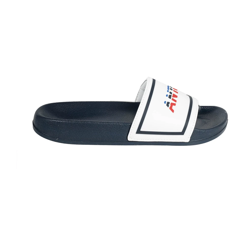 Antony Morato Uomo Blu - Ciabatte Eleganti Con Nome Marchio In Rilievo - Shoes - 41 Eu