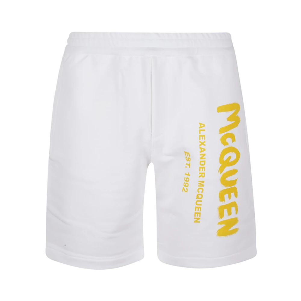 Alexander mcqueen Katoenen shorts White Heren