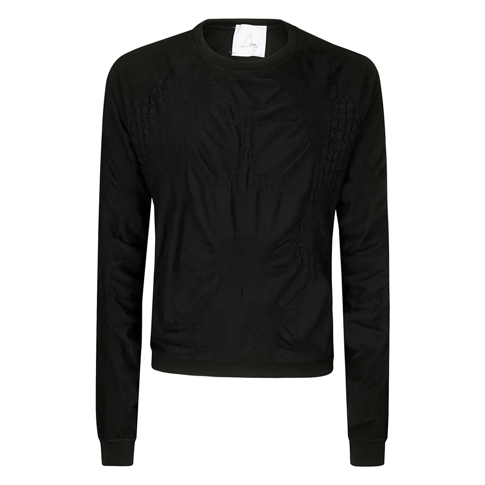 ROA Naadloos 3D Ronde Hals Shirt Black Heren