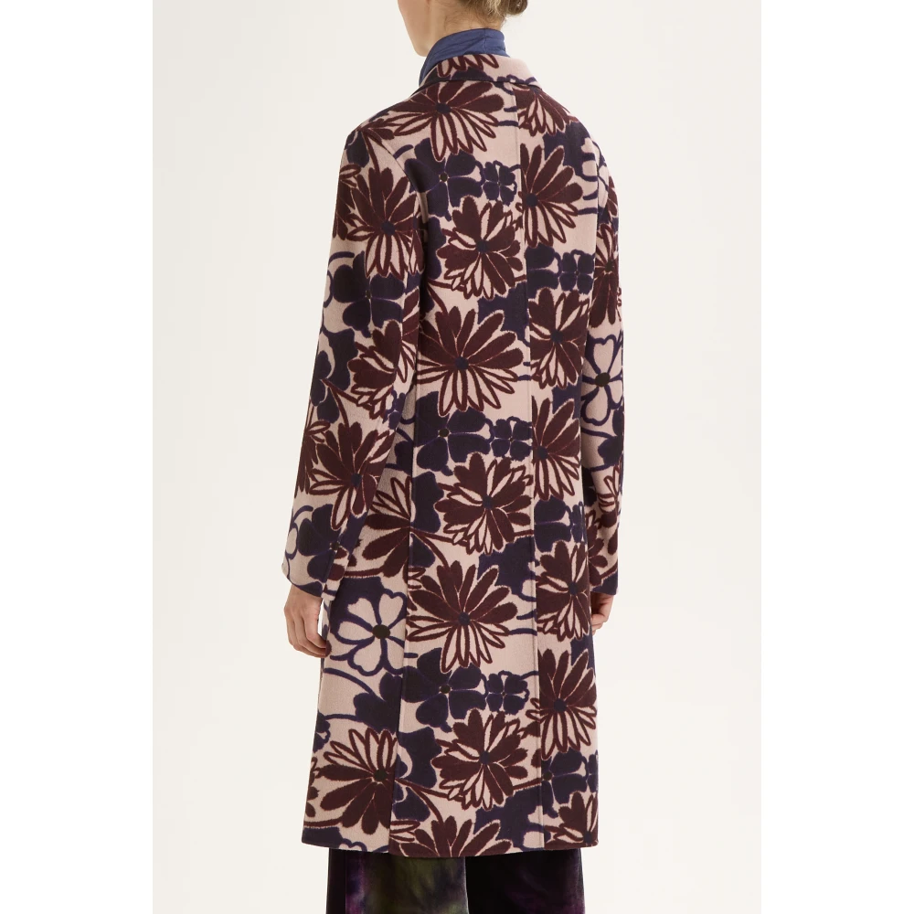 Maliparmi Omkeerbare Enkellange Jas Multicolor Dames