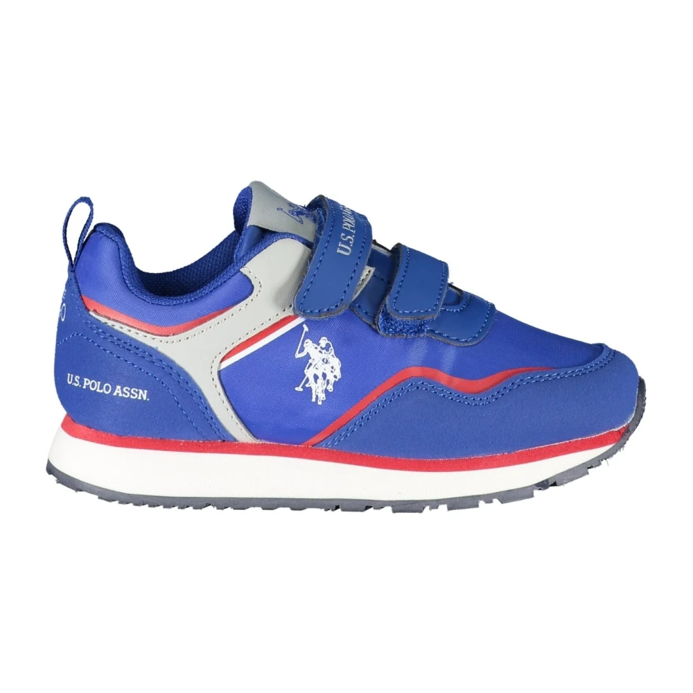 U.s. Polo Assn. Boys Multicolor Kids Sneakers, 29 Eu, Sporty Blue Kids Trainers With Strap