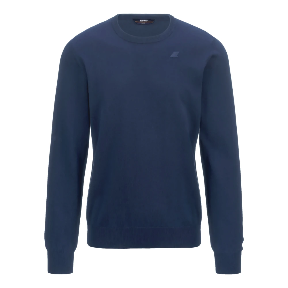 K-Way Uomo Blu Maglie, M, New,