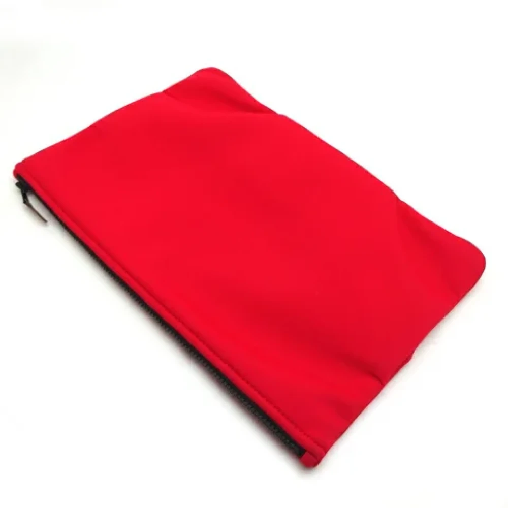 Hermès Vintage Pre-owned Cotton pouches Red Dames