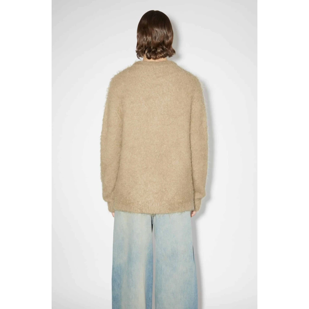 Acne Studios Beige Wollen Trui Beige Heren