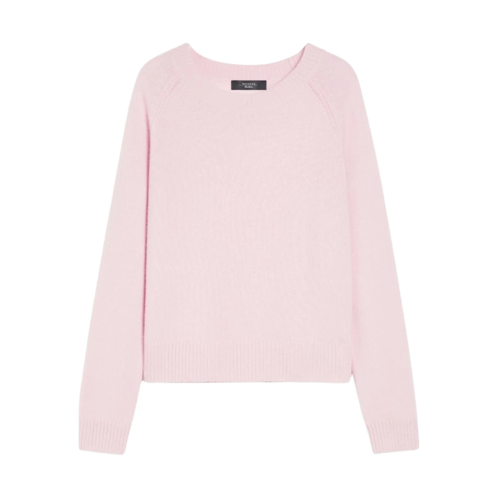 Max Mara Weekend Kasjmier Gebreide Trui Pink Dames