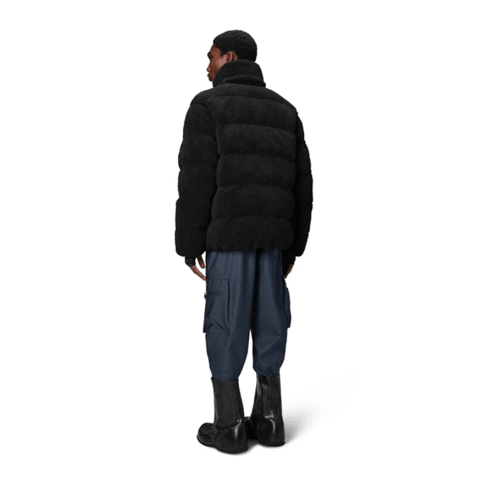 Rains Stijlvolle Winterjas Black Heren