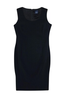 navy-blue-sleeveless-sheath-dress