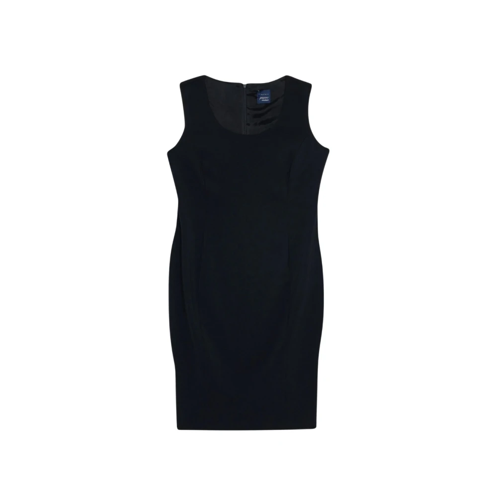 Marina Rinaldi Blue Navy Sleeveless Sheath Dress - Female - Midi Dresses - Xl - Dresses