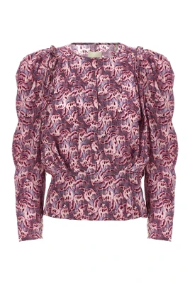 Zarga Stretch Silk Blouse
