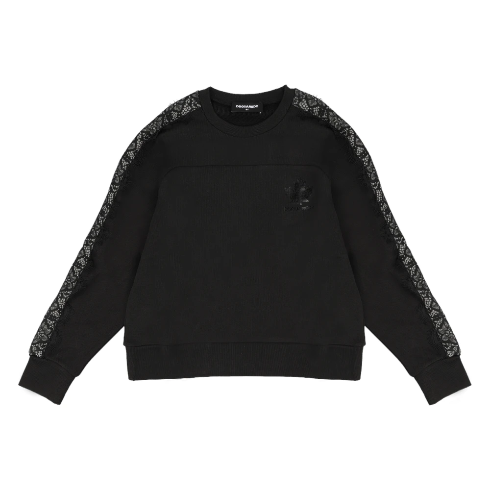 Dsquared2 Barn Sweatshirt Black, Flicka