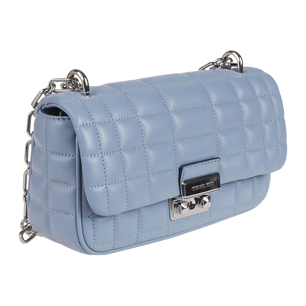Michael Kors Omzetbare Ketting Schoudertas Blue Dames