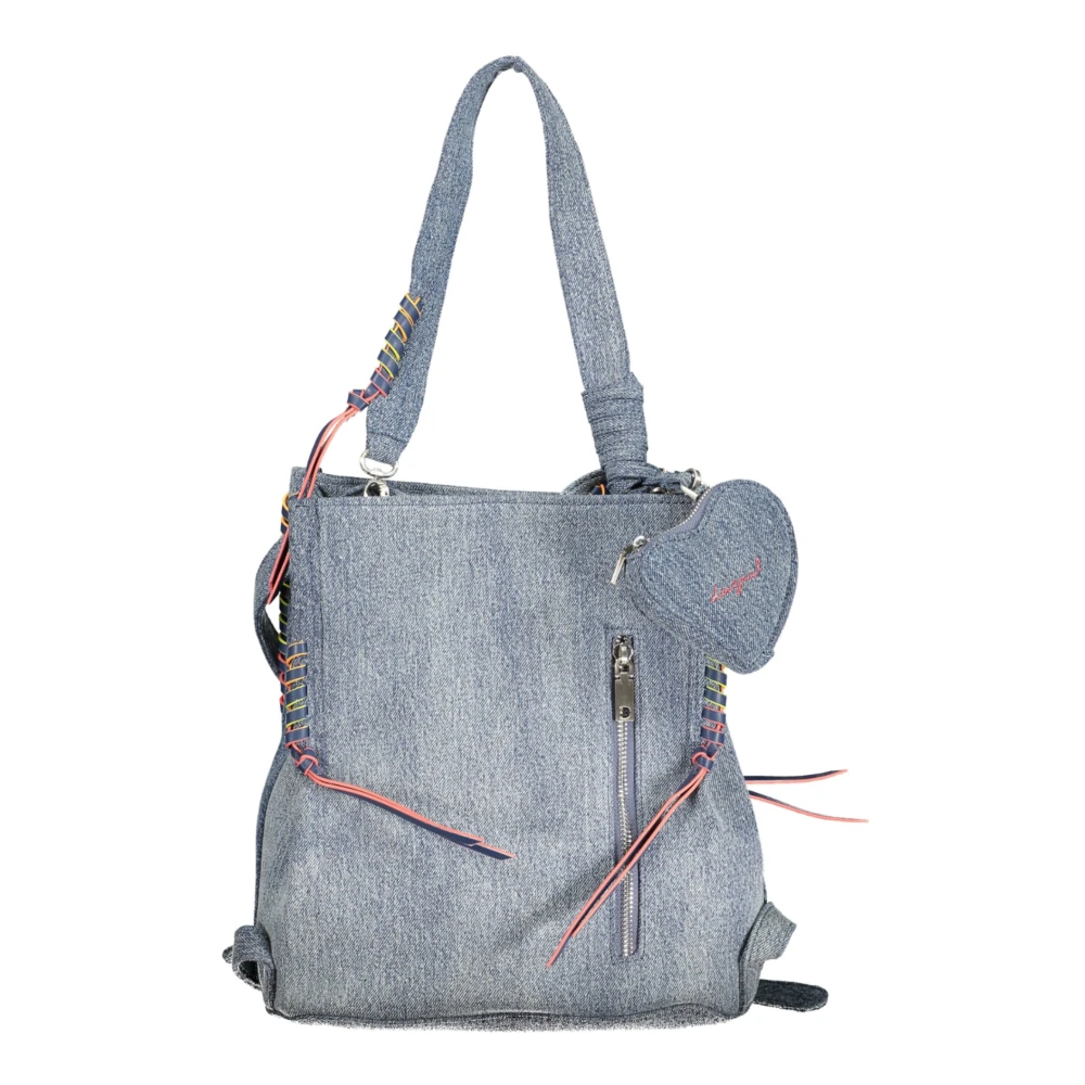 Desigual Vrouw Blauw Torio Denim Sumy Mini Soft Rugzak