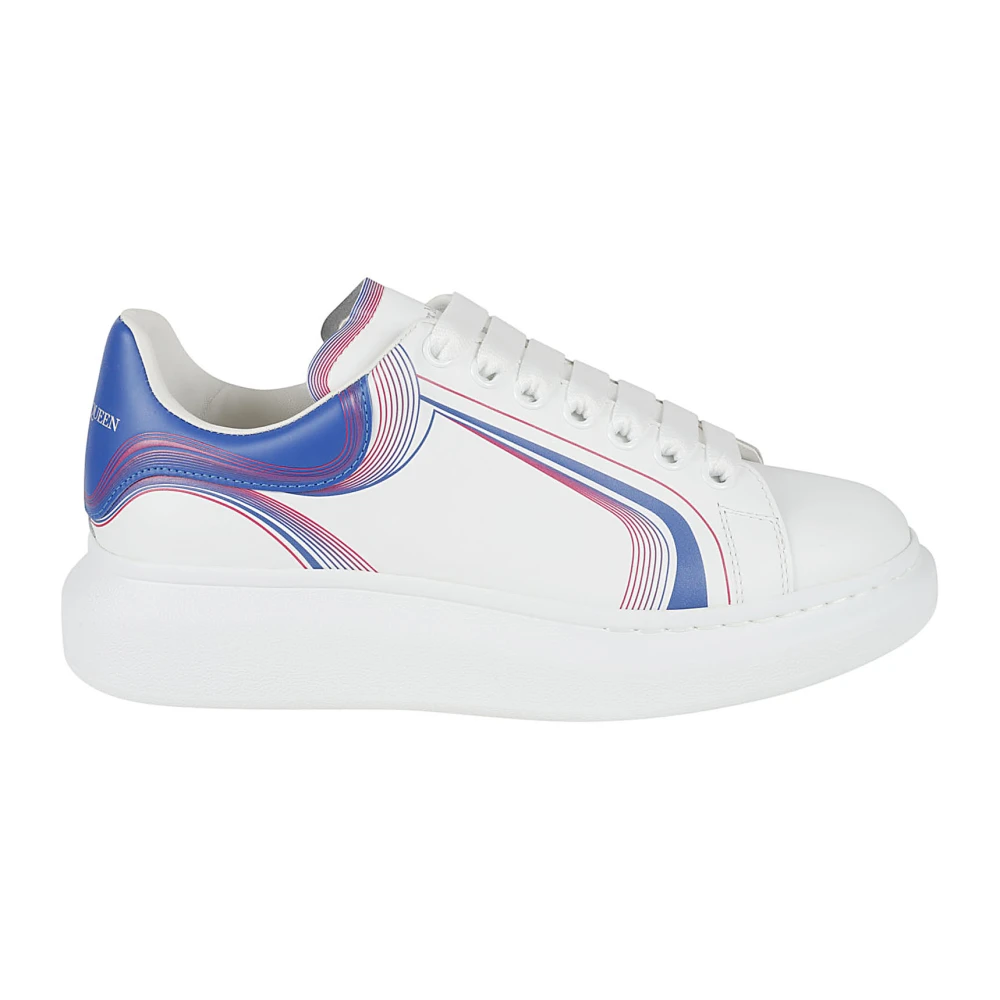 Alexander McQueen Sneake Leath S.rubb. Heren Schoenen Wit