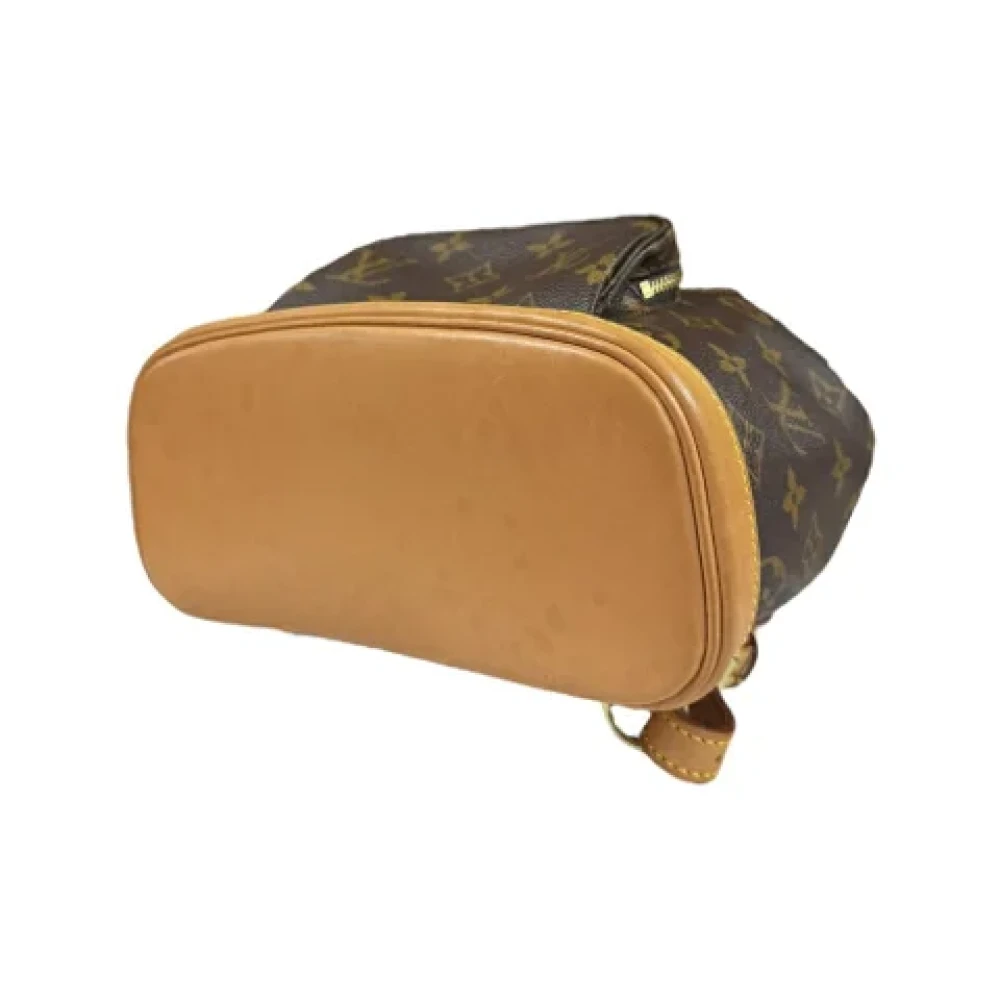 Louis Vuitton Vintage Pre-owned Canvas backpacks Brown Dames