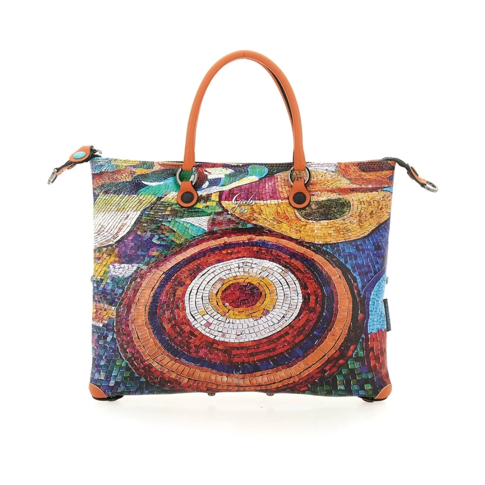 Gabs Women's Multicolor Shopping Bags, One Size, G3 Plus M Trip Borsa Zaino Trasformabile Shopper Tote Bauletto Pelle Stampa 610