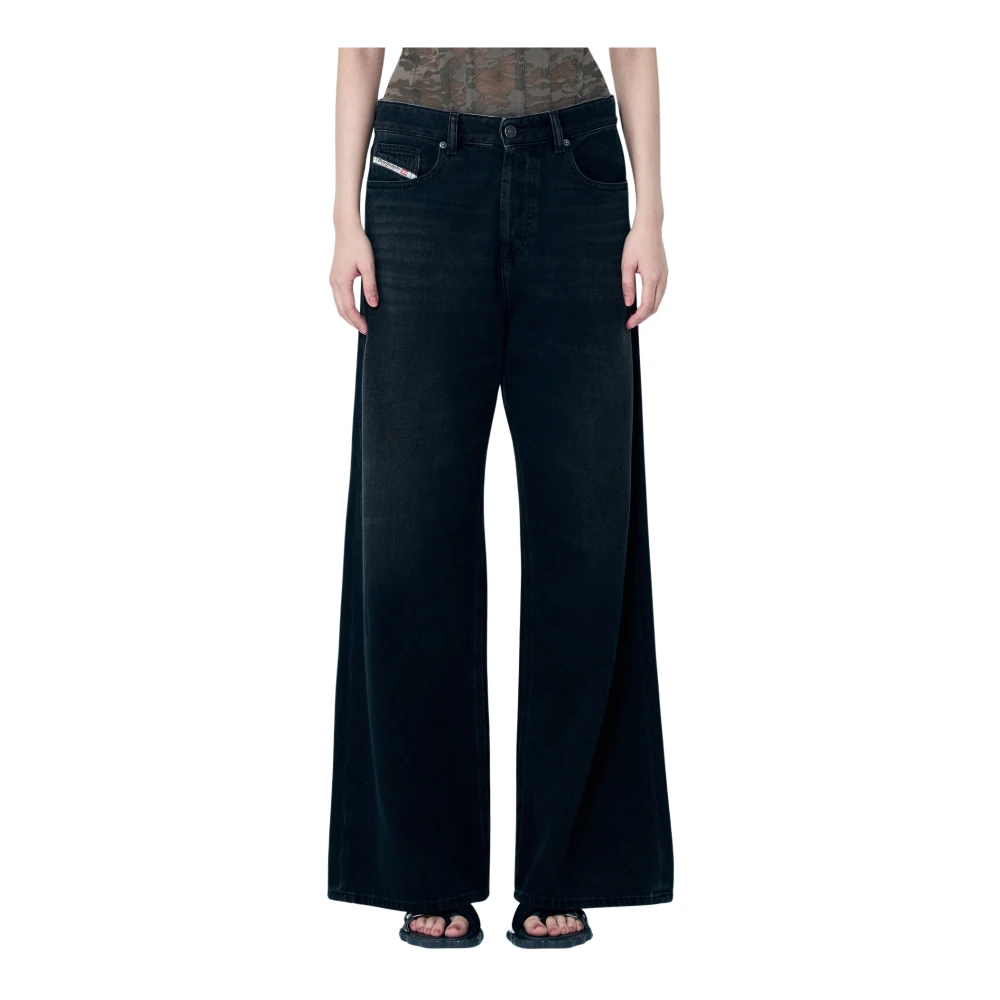 Diesel Vintage Stretch Denim Jeans Black Dames