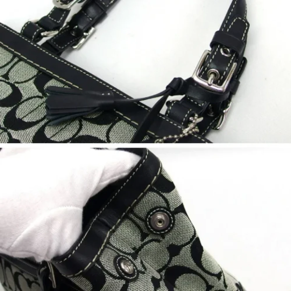 Coach Pre-owned Leather handbags Black Dames