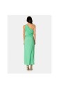 robe-elegante-vert-une-epaule